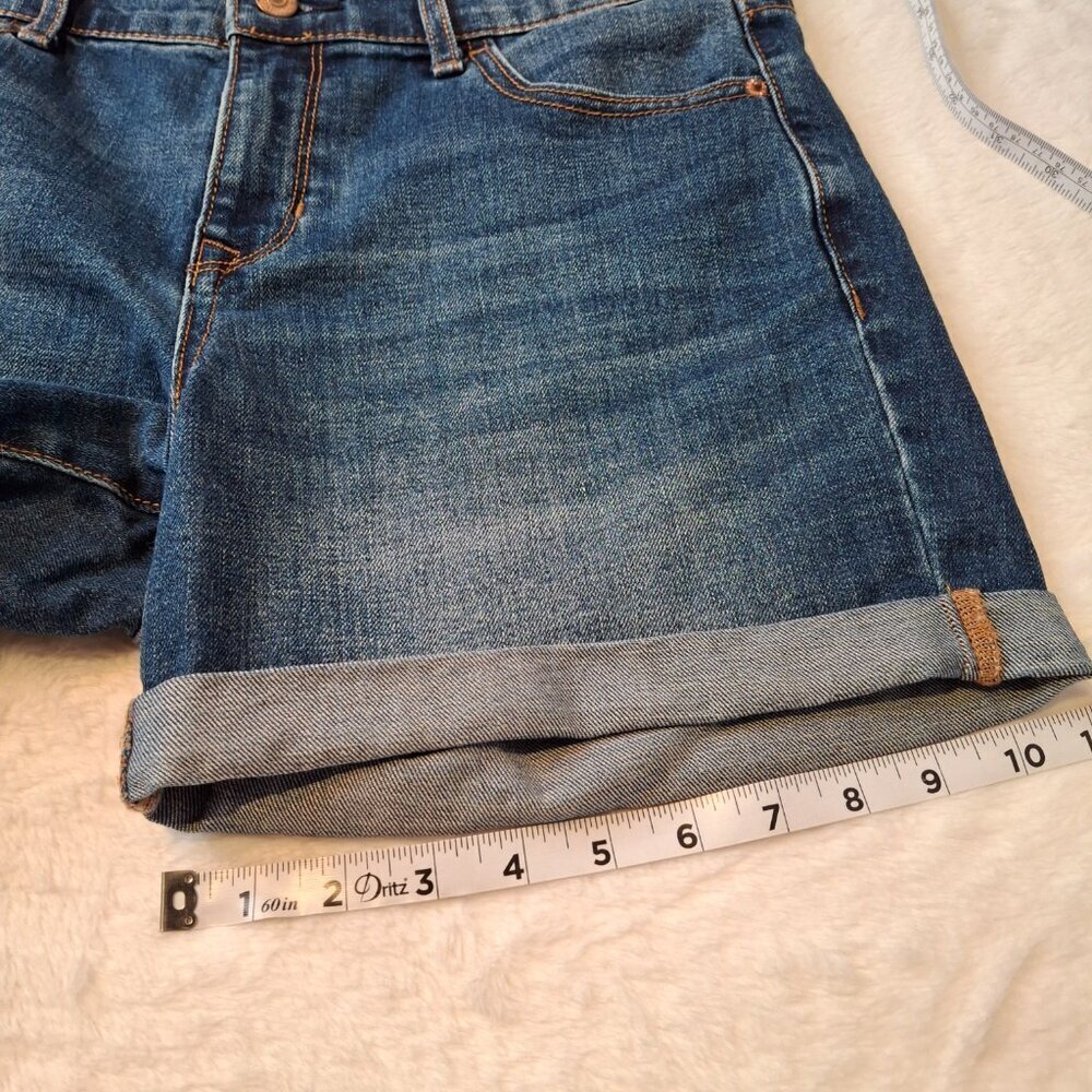 Old Navy Denim Shorts Sz 10 Medium Wash Mid Rise 4.5 inch Western Cowgirl - Picture 12 of 13